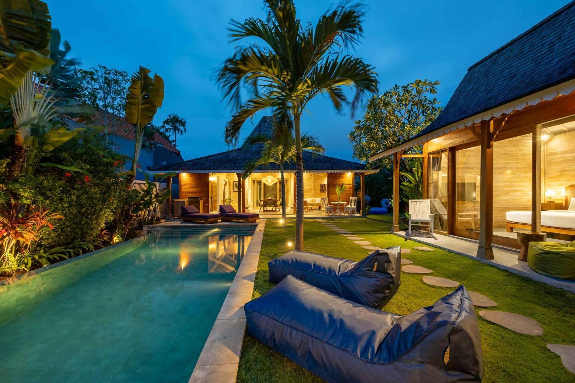 Villa Du Bah - Family Gateway 3Br Villa 12Min To Beach With Private Pool And Parking Kerobokan Kültér fotó