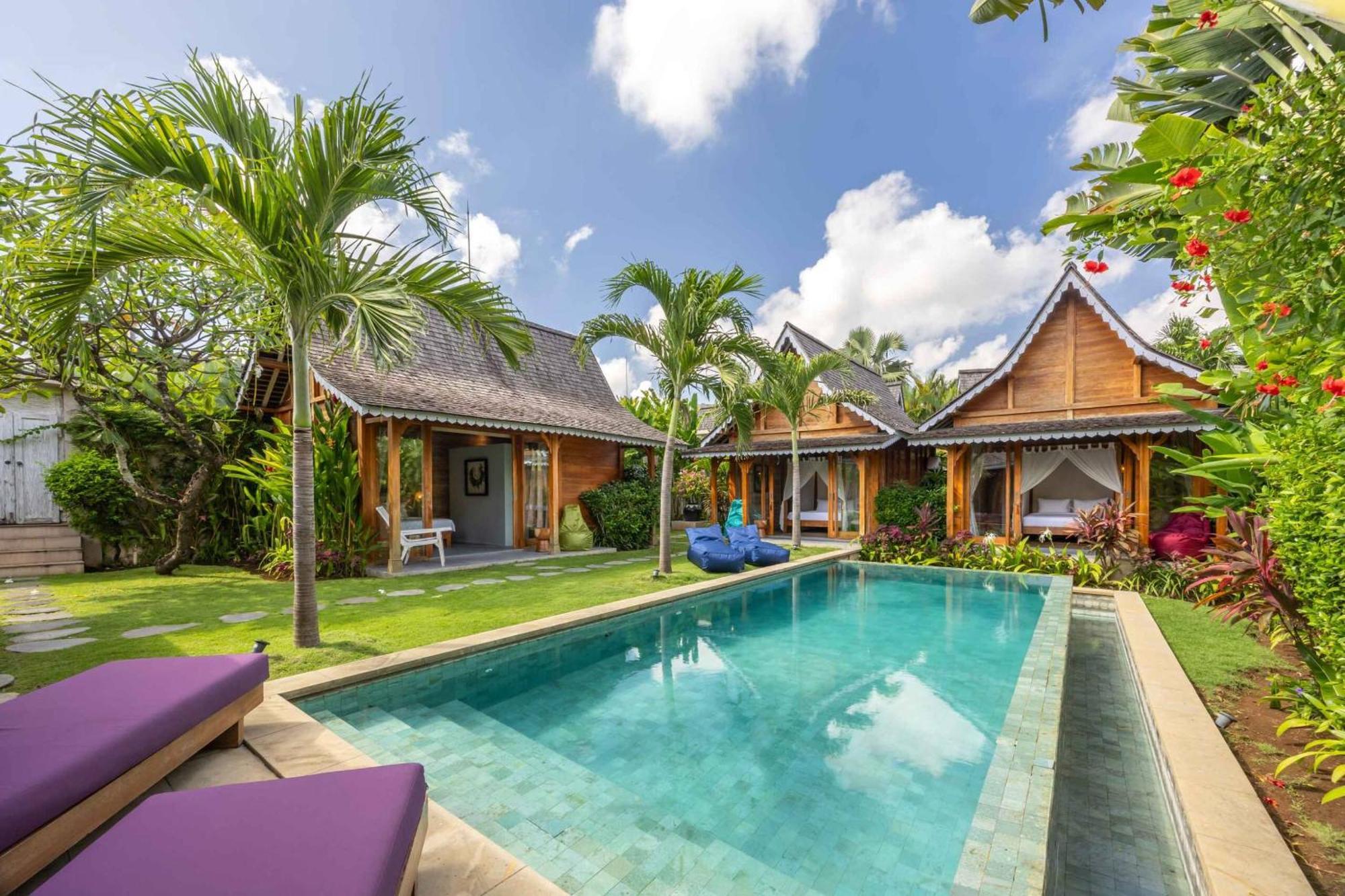 Villa Du Bah - Family Gateway 3Br Villa 12Min To Beach With Private Pool And Parking Kerobokan Kültér fotó