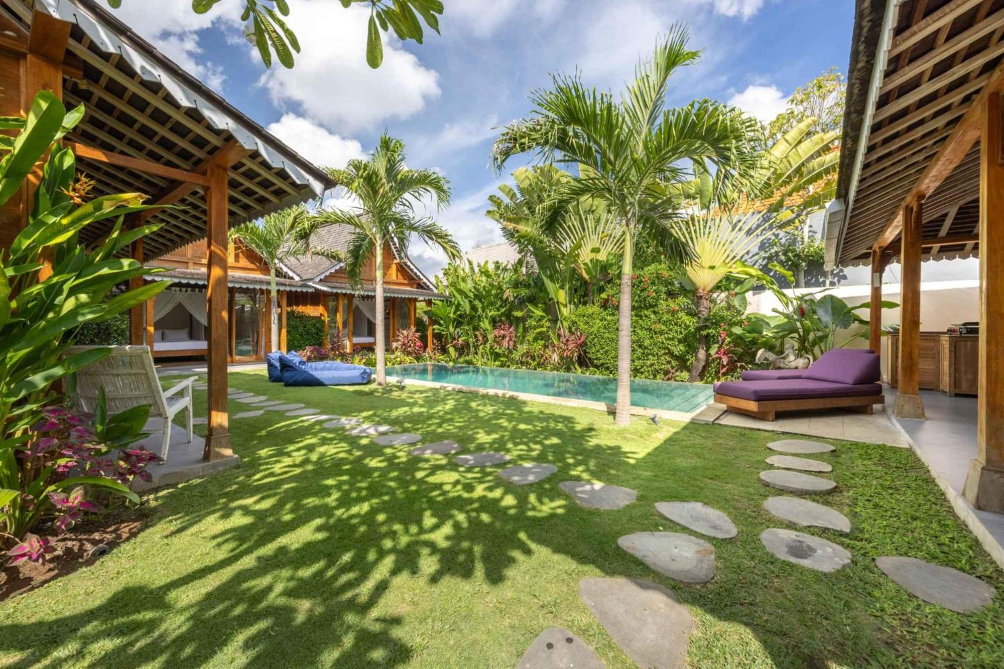 Villa Du Bah - Family Gateway 3Br Villa 12Min To Beach With Private Pool And Parking Kerobokan Kültér fotó