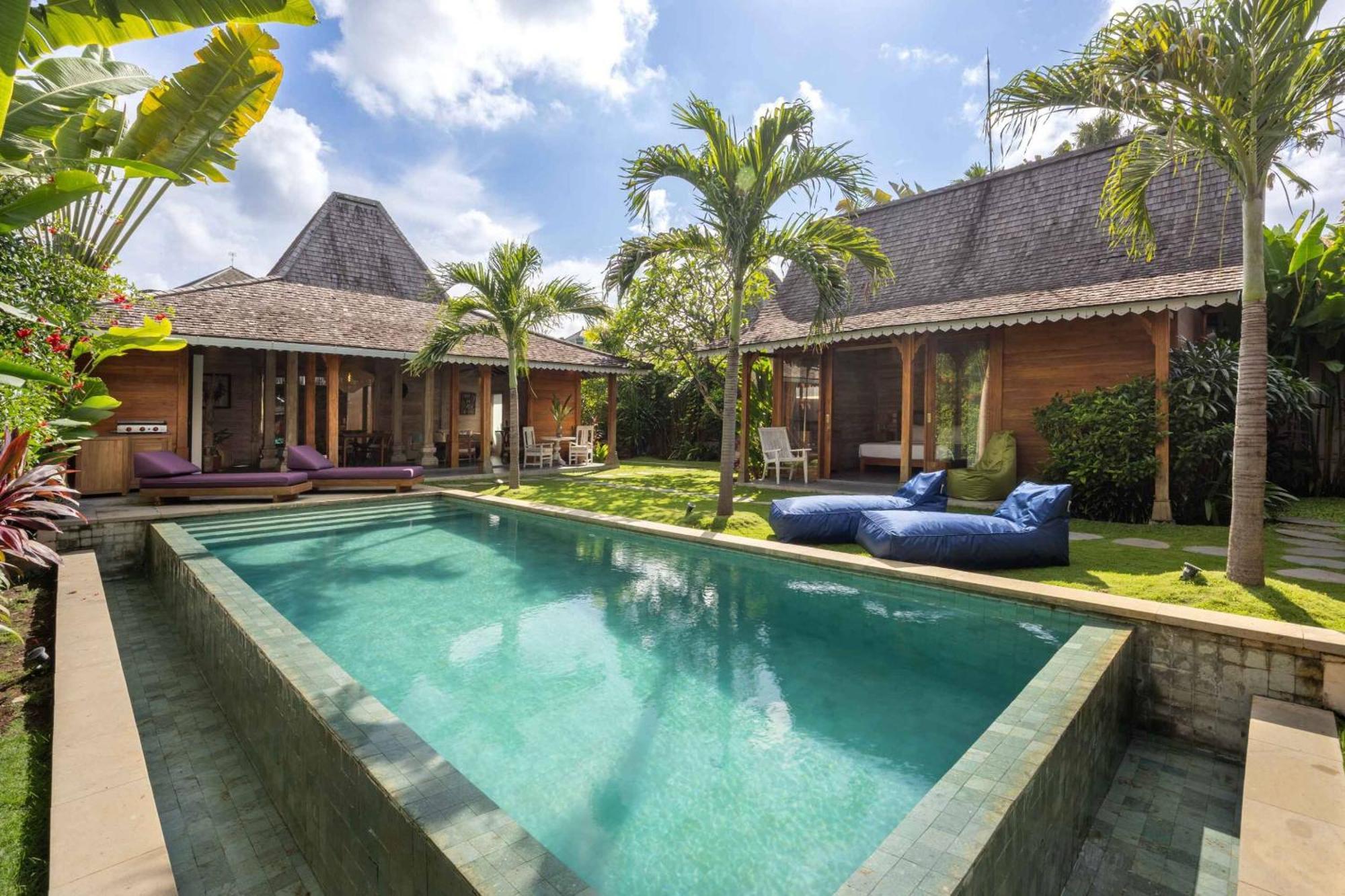 Villa Du Bah - Family Gateway 3Br Villa 12Min To Beach With Private Pool And Parking Kerobokan Kültér fotó