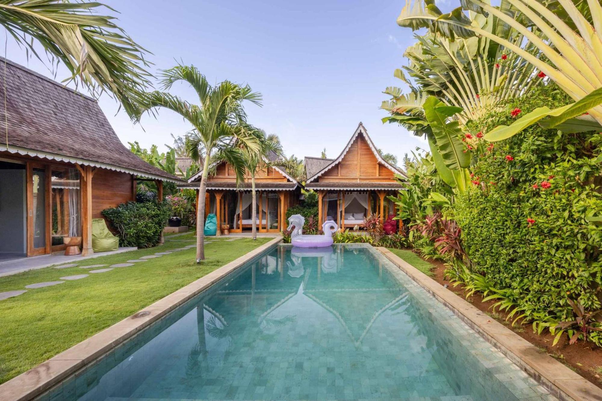 Villa Du Bah - Family Gateway 3Br Villa 12Min To Beach With Private Pool And Parking Kerobokan Kültér fotó