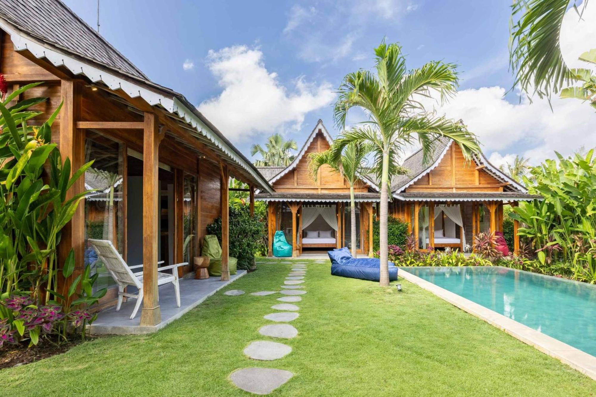 Villa Du Bah - Family Gateway 3Br Villa 12Min To Beach With Private Pool And Parking Kerobokan Kültér fotó