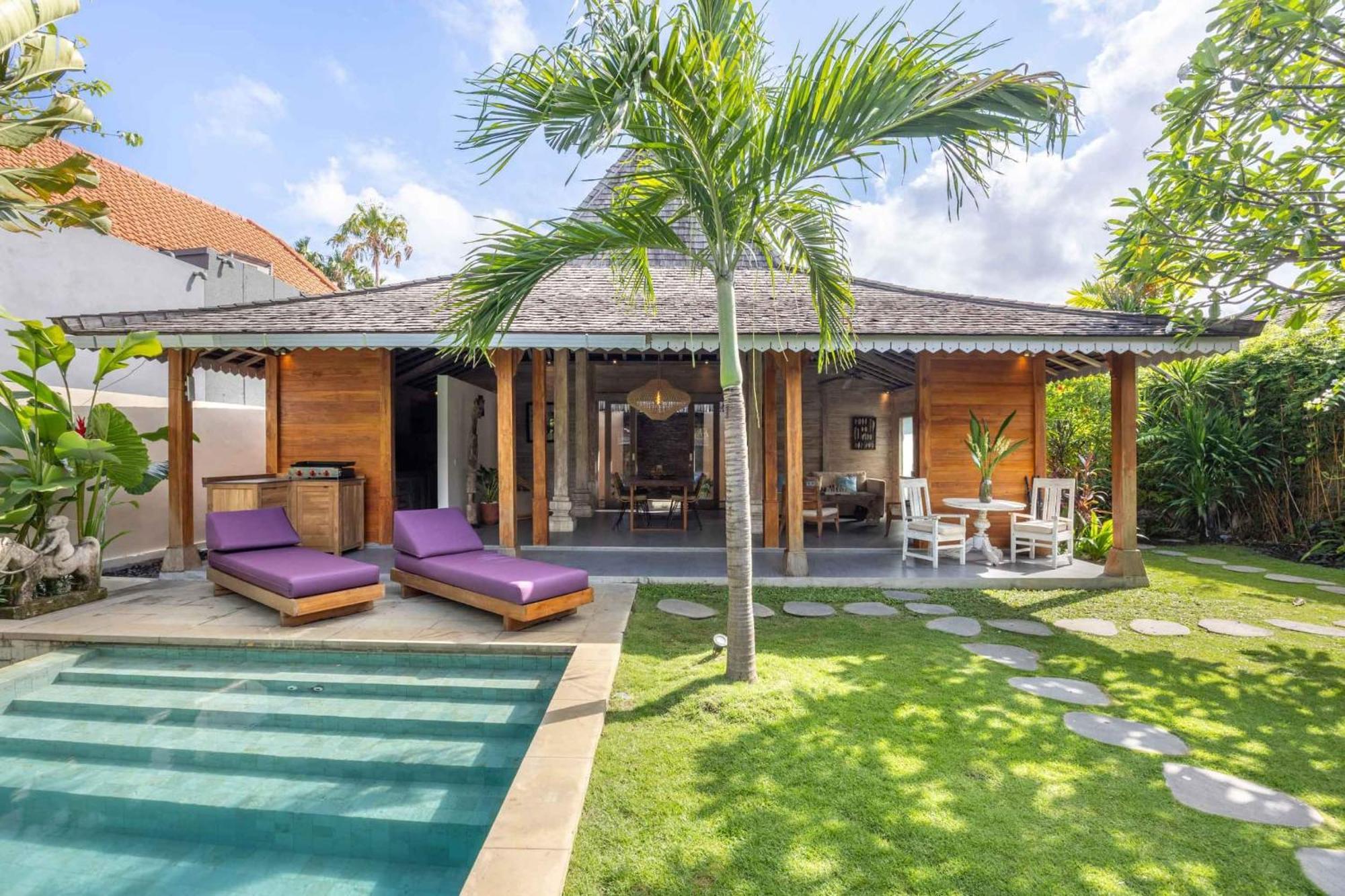 Villa Du Bah - Family Gateway 3Br Villa 12Min To Beach With Private Pool And Parking Kerobokan Kültér fotó