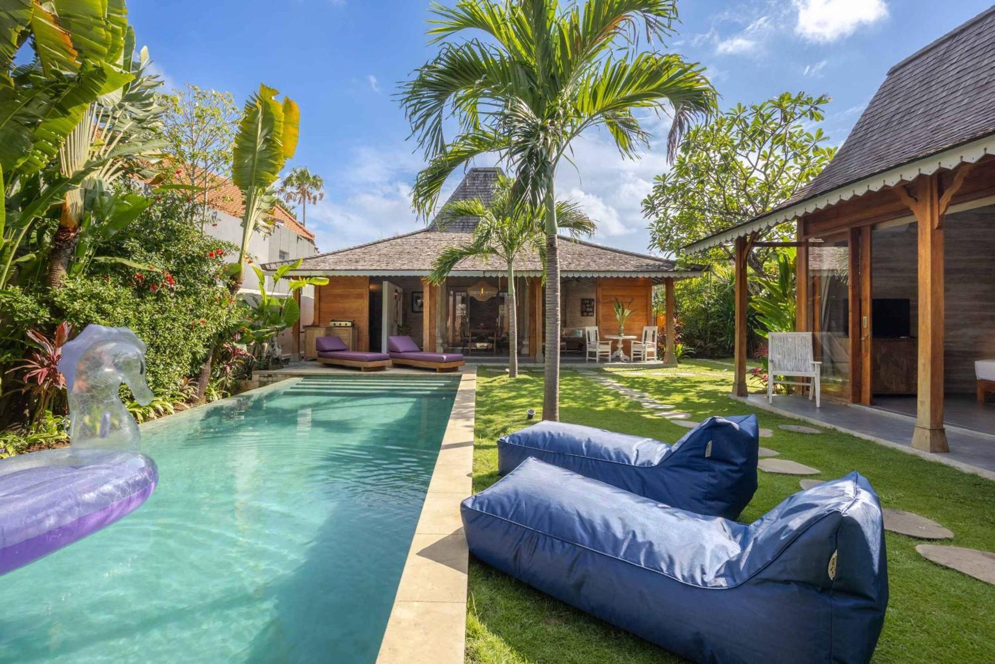 Villa Du Bah - Family Gateway 3Br Villa 12Min To Beach With Private Pool And Parking Kerobokan Kültér fotó